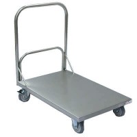 CARRO INOX PLATAFORMA 1 PLANO 